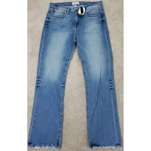 Frame ~Men's Size 28~ Blue Denim London-Los Angeles Distressed Jeans NWT. - Picture 8 of 12